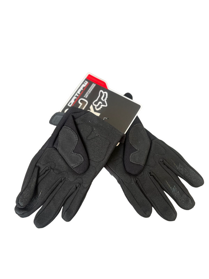 DIRTPAW Motocross Gloves Full Black F.O.X racing