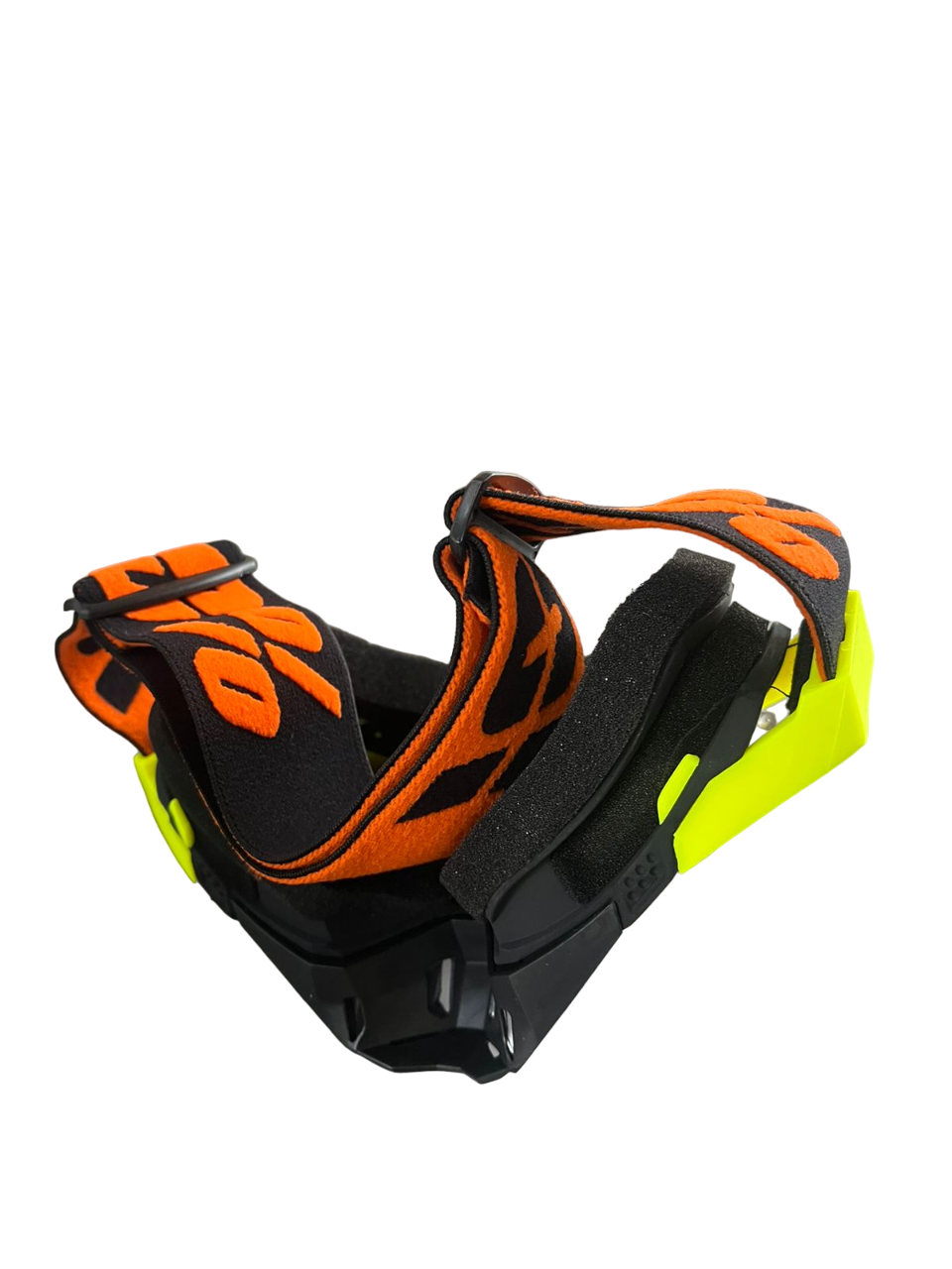 100% MX Goggles Black yellow orange with purple tint - 1 YEAR WARRANTY