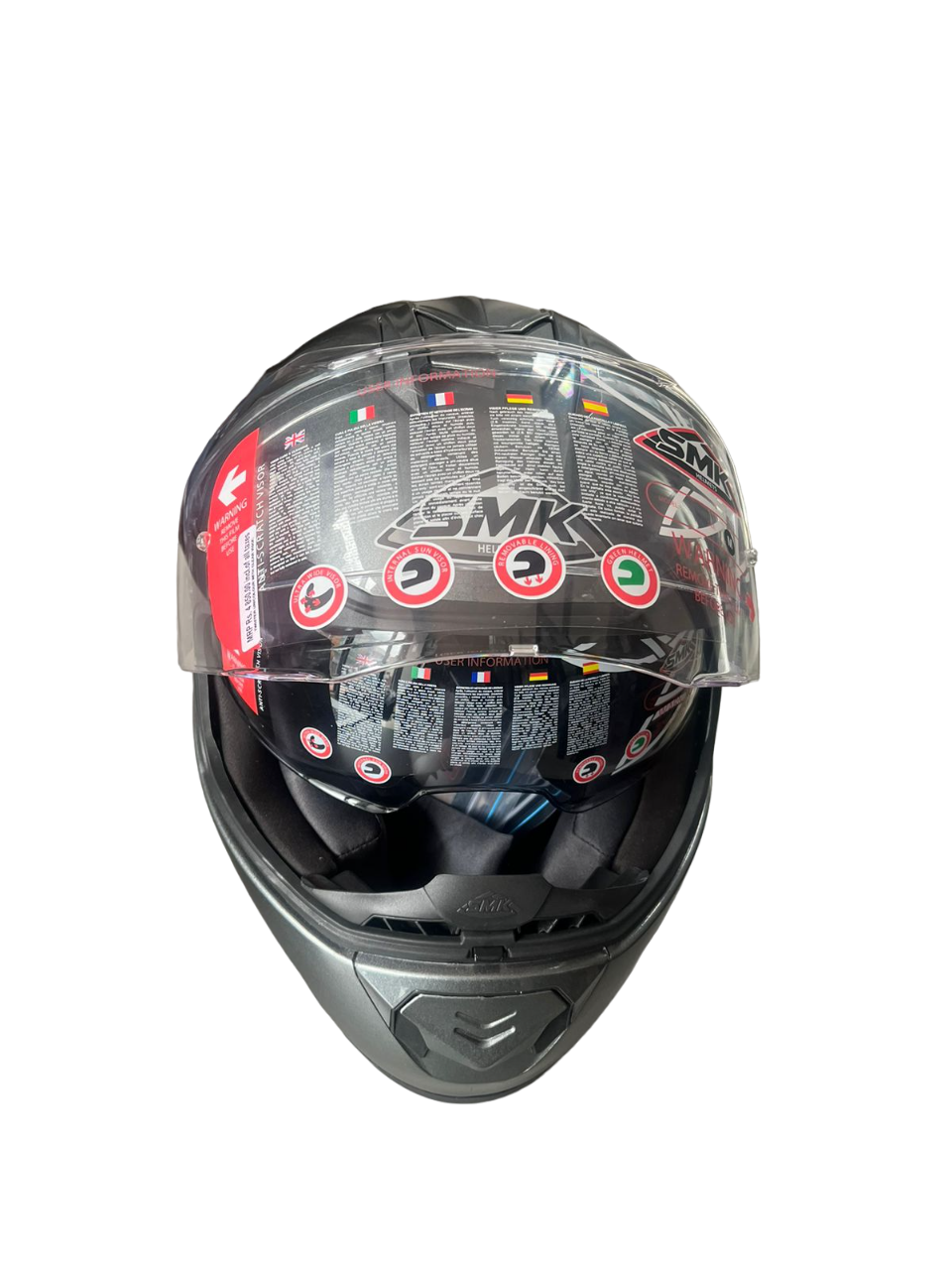 SMK Twister Gloss Anthracite (GLDA600) Helmet