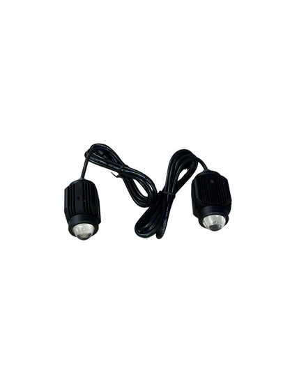 LGP DK16 auxiliary lights with wireless spotlight switch harness and clamps 45W ( 12V-30V) compatible for all motorcycles and cars