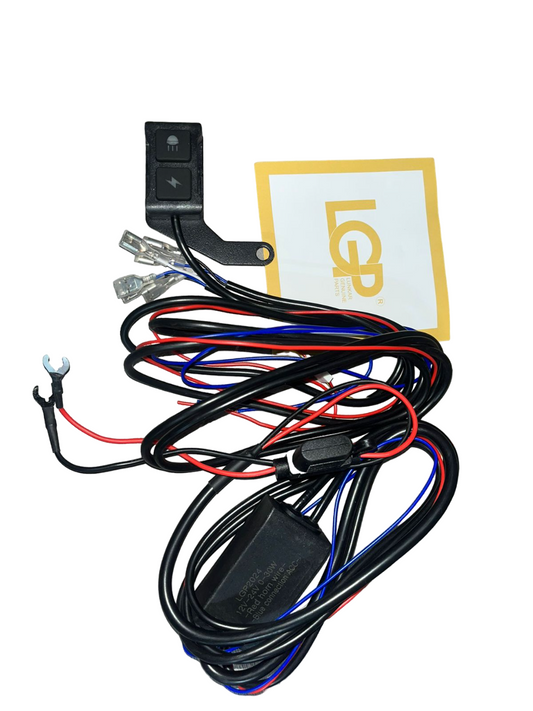 LGP Premium Wire Harness Dual Colour - With Dual Switch/Relay/Fuse/Flasher