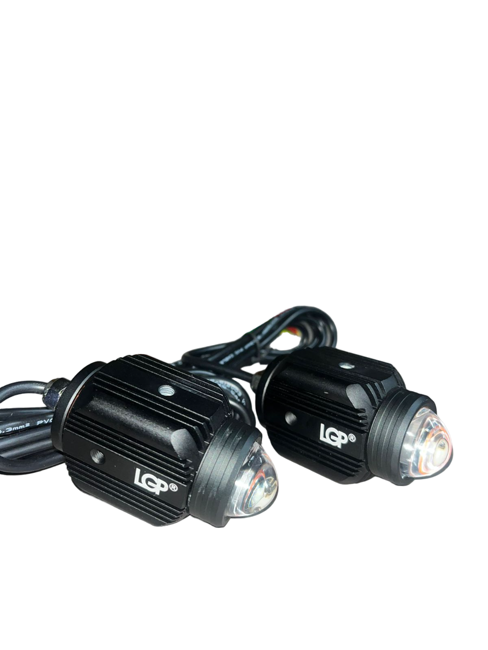 LGP DK16 auxiliary lights with wireless spotlight switch harness and clamps 45W ( 12V-30V) compatible for all motorcycles and cars