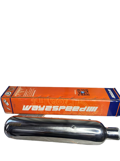 RE Meteor 350 way2speed performance gunner exhaust ( gloss finish )