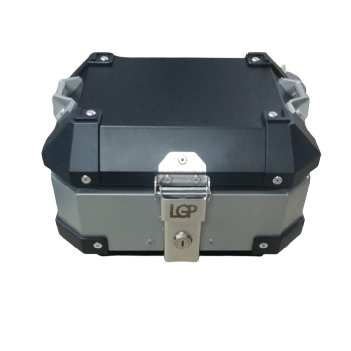 LGP 10 litres aluminium top box Silver ( fits all motorcycles )