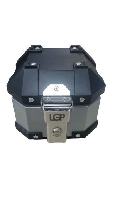 LGP 5 litres aluminium top box - Silver premium