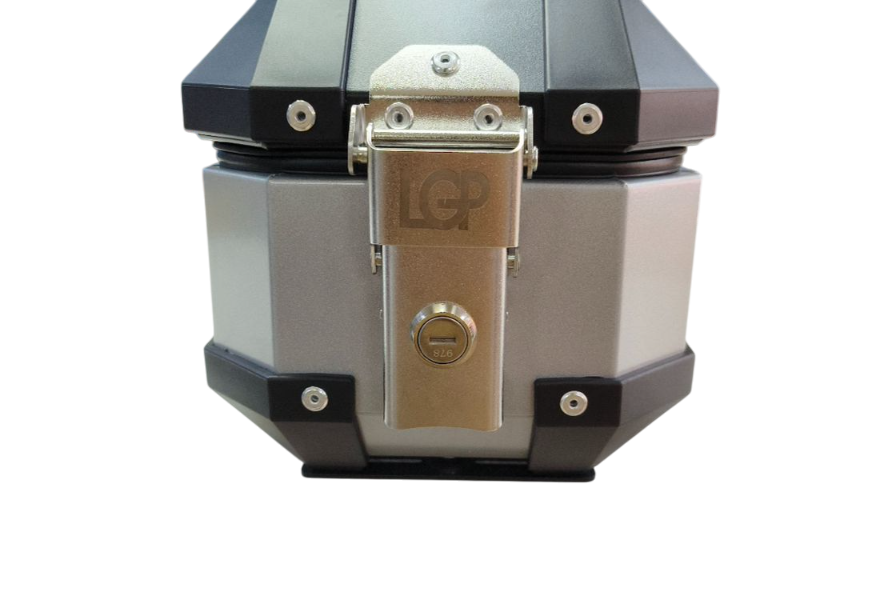 LGP 5 litres aluminium top box - Silver premium