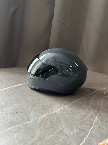 AGV Grey glossy Creative Motorcycle Miniature helmet