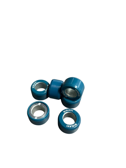 yamaha aerox 155 clutch roller set of 6 - blue