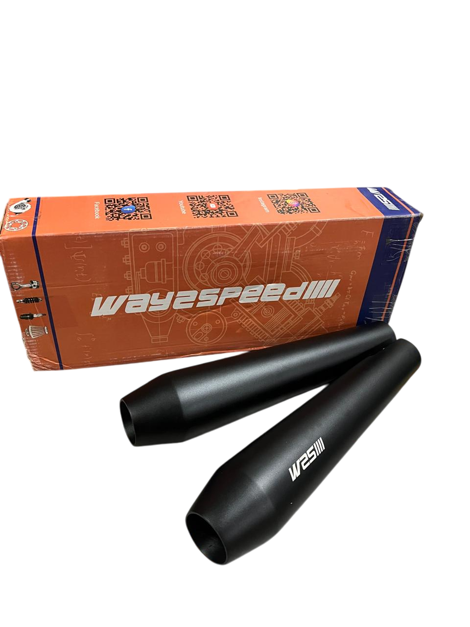 RE Interceptor 650 / Continental GT 650 way2speed performance Phantom exhaust ( matte black)