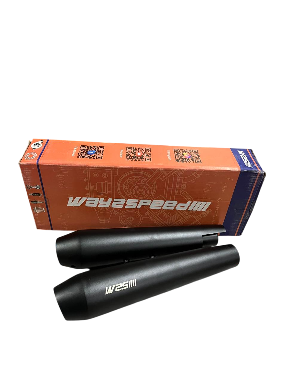 RE Interceptor 650 / Continental GT 650 way2speed performance Spitfire exhaust ( matte black )