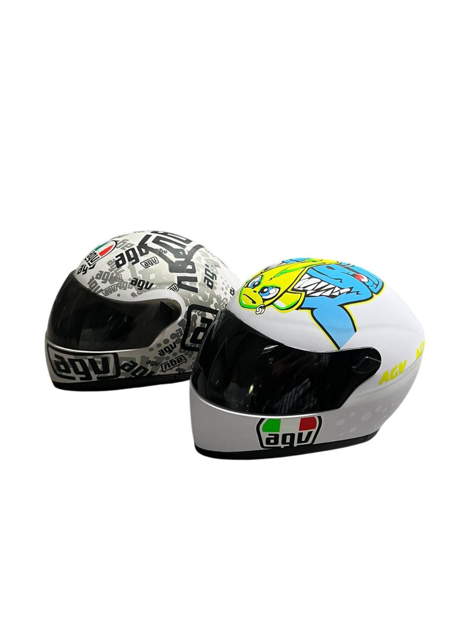 COMBO - AGV special Creative Motorcycle Collectible Miniature cat helmet (pack of 2)