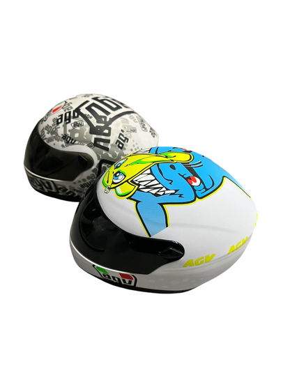 COMBO - AGV special Creative Motorcycle Collectible Miniature cat helmet (pack of 2)