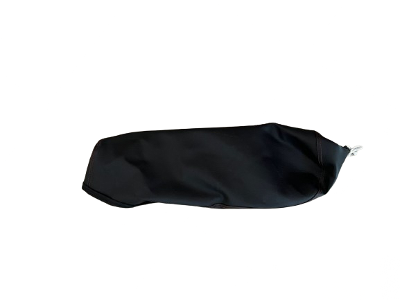 Piaggio vespa Leather Finish Seat Cover - BLACK