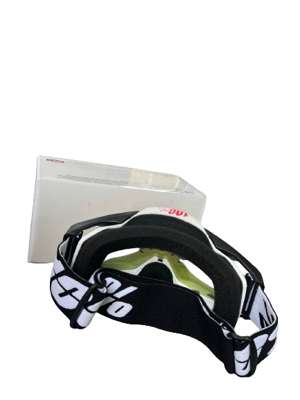 100% MX Goggle  black white tinted RACECRAFT