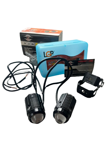 LGP Mini Driving Fog Lights 40W Dual Colour For universal Motorcycle/Scooters/Cars/Jeeps - 1 year warranty