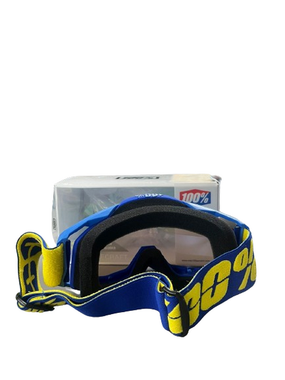 100% Goggles Yellow Blue Plain Tint - 1 YEAR WARRANTY