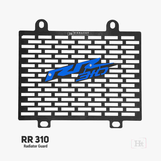 RR310 Radiator Guard – RD 917 – ht exhaust BLACK ( BLUE )