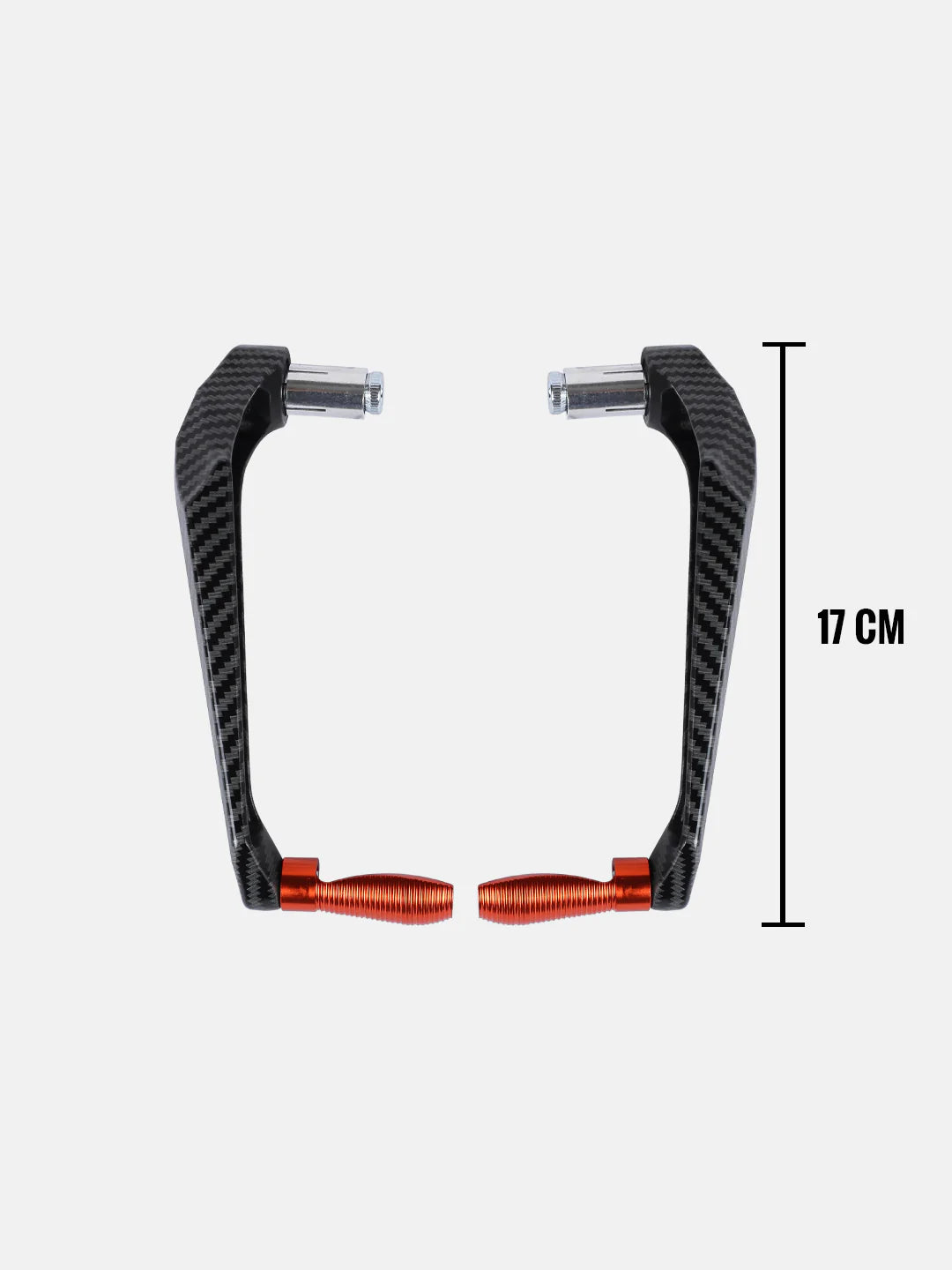 Carbon Lever Guard Protector For Universal motorcycles  (Pack of 2) - metal