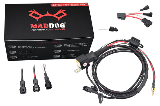 Maddog Wire Harness Pro for Motorcycles - 15 Amps