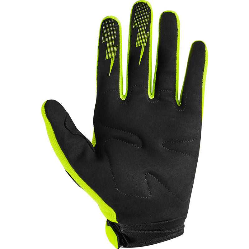 DIRTPAW Motocross Gloves Neon green black F.O.X racing