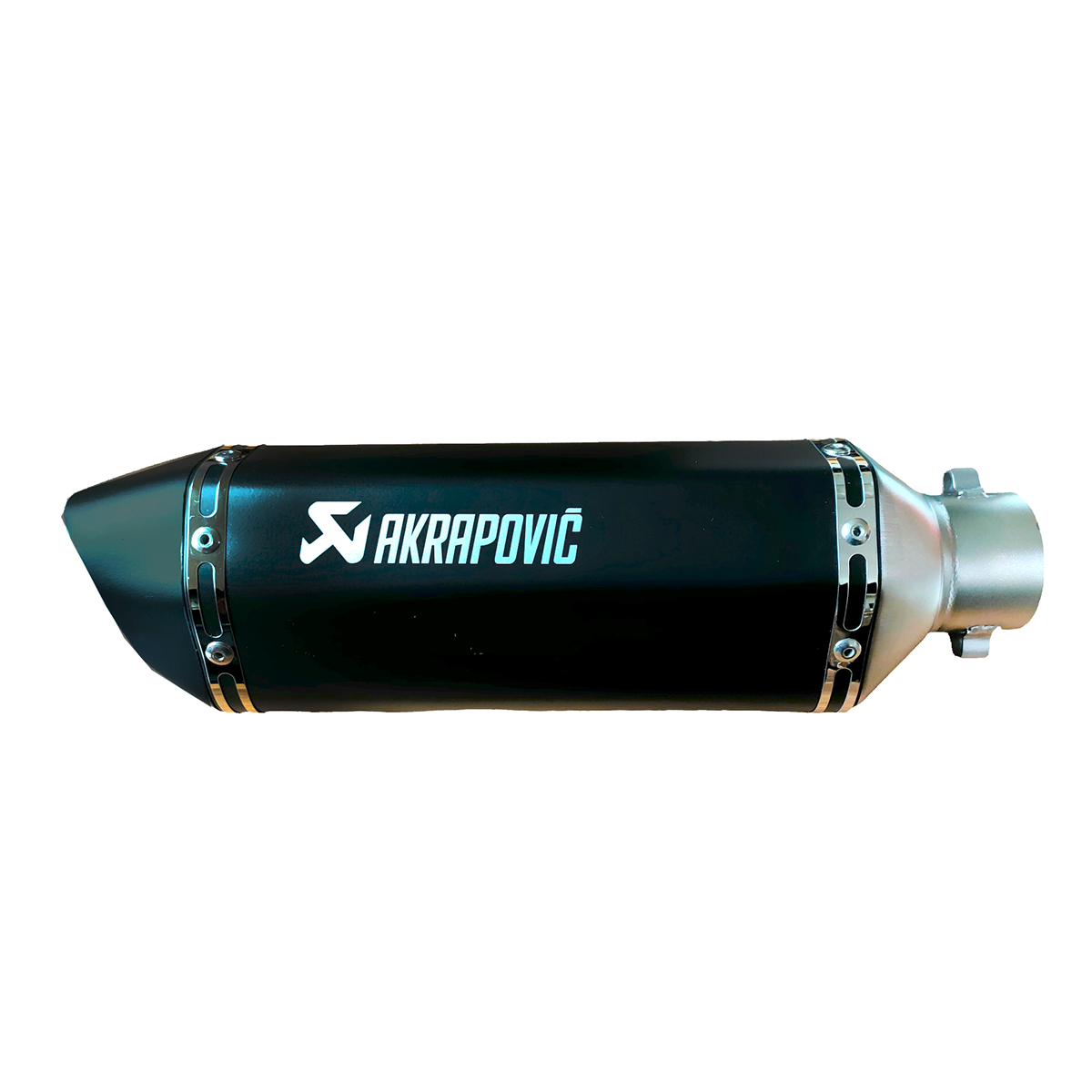 Akrapovic Matt Black Muffler Exhaust Silencer Loud Sound AKE99 - UNIVERSAL