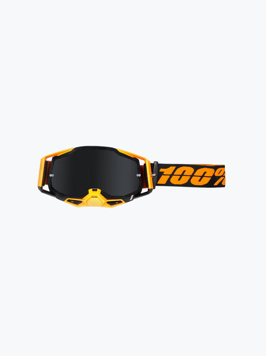 100% MX Goggle 212 Black tinted with orange premium - 1 YEAR WARRANTY