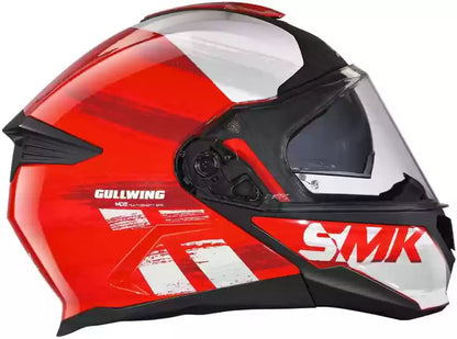 SMK Gullwing Tourleader Red Grey Gloss (GL363) Helmet