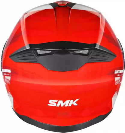 SMK Gullwing Tourleader Red Grey Gloss (GL363) Helmet