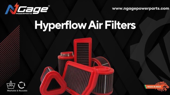 Hyper Flow Air Filter for Royal Enfield Continental GT / Interceptor Twins 650 NGAGE POWERPARTS