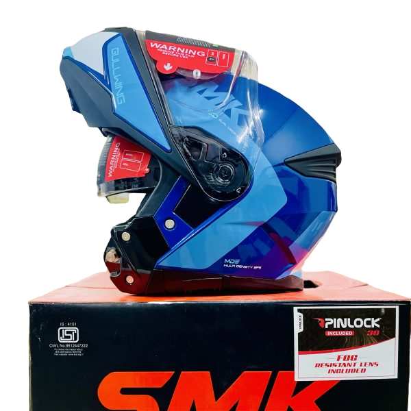 SMK Gullwing Kresto Grps GL551 Blue Black Helmet