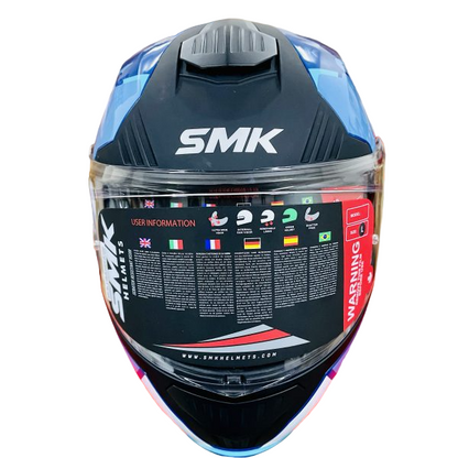 SMK Gullwing Kresto Grps GL551 Blue Black Helmet