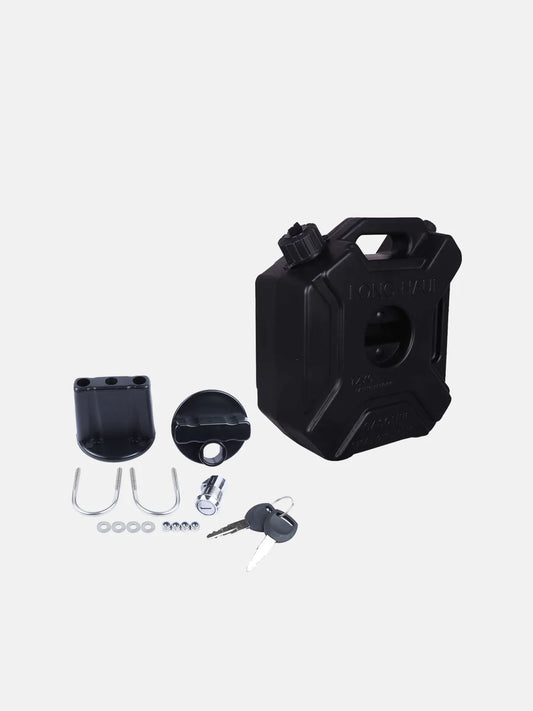 Motorcycle Jerry Can 5L Petrol with Lock fittings – Black