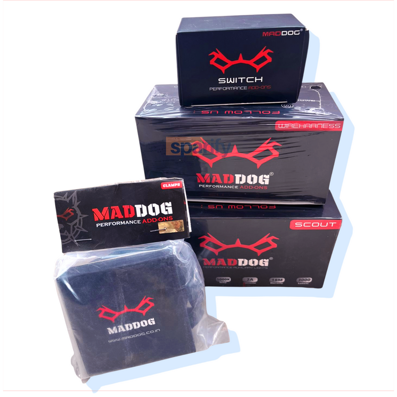 Maddog Scout Auxiliary Light Combo (set of 4)