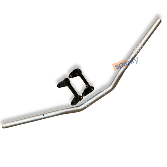 Ktm duke handlebar with handlebar holder ( SILVER ) - COMBO