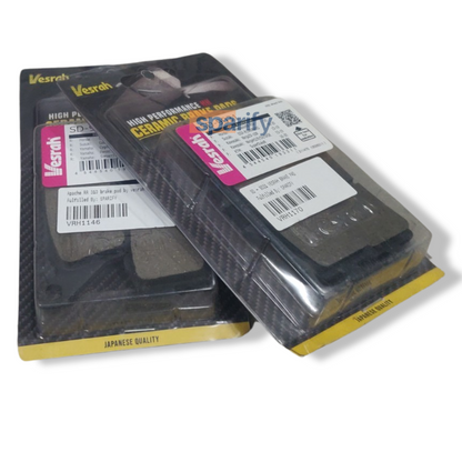 Triumph speed 400/scrambler 400X ceramic brake pads by vesrah - COMBO