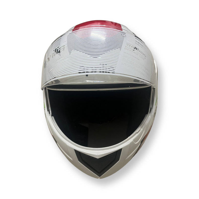 Aprilia race crux helmet - WHITE ( ORIGINAL)
