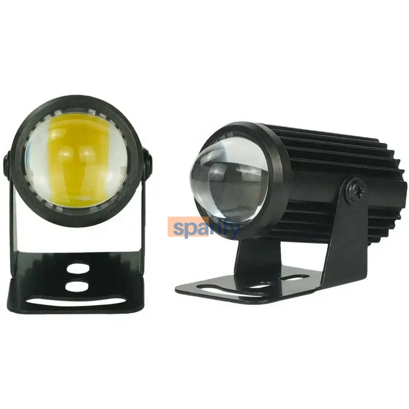 LIU HJG Mini Driving Fog Lights 40W Dual Colour For universal Motorcycle/Scooters/Cars/Jeeps( UPGRADED VERSION)