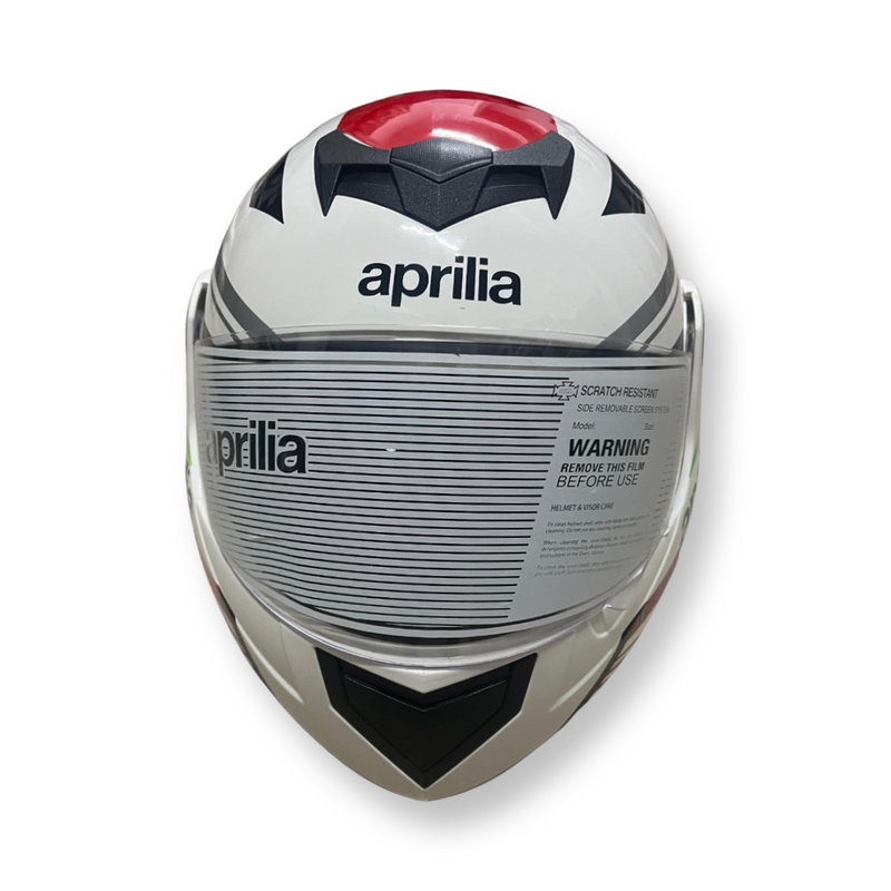 Aprilia race crux helmet - WHITE ( ORIGINAL)