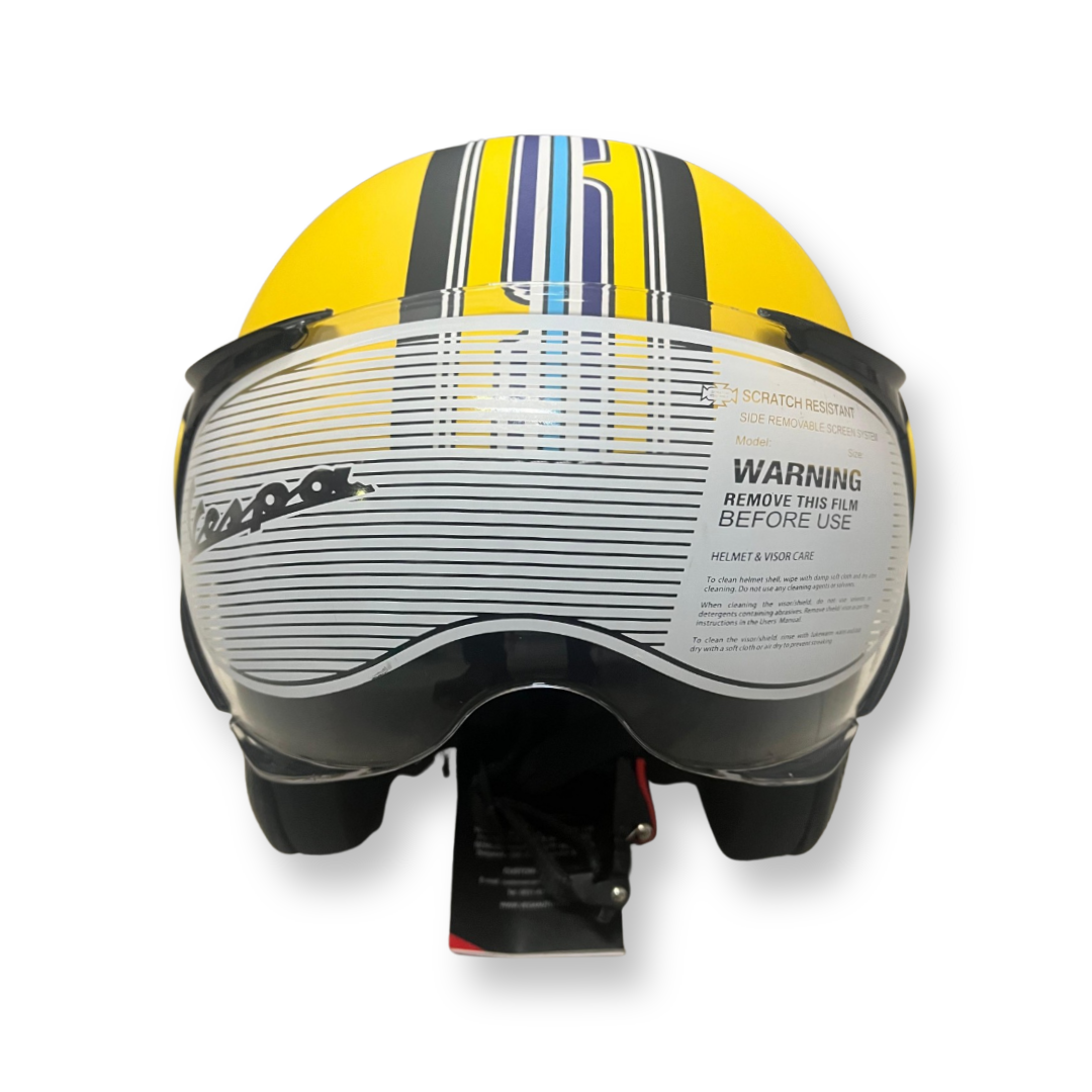 Vespa v stripes helmet - YELLOW( ORIGINAL)