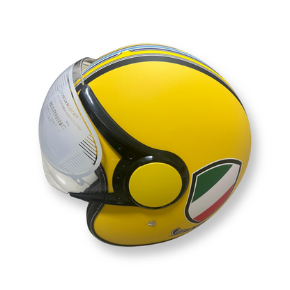 Vespa v stripes helmet - YELLOW( ORIGINAL)