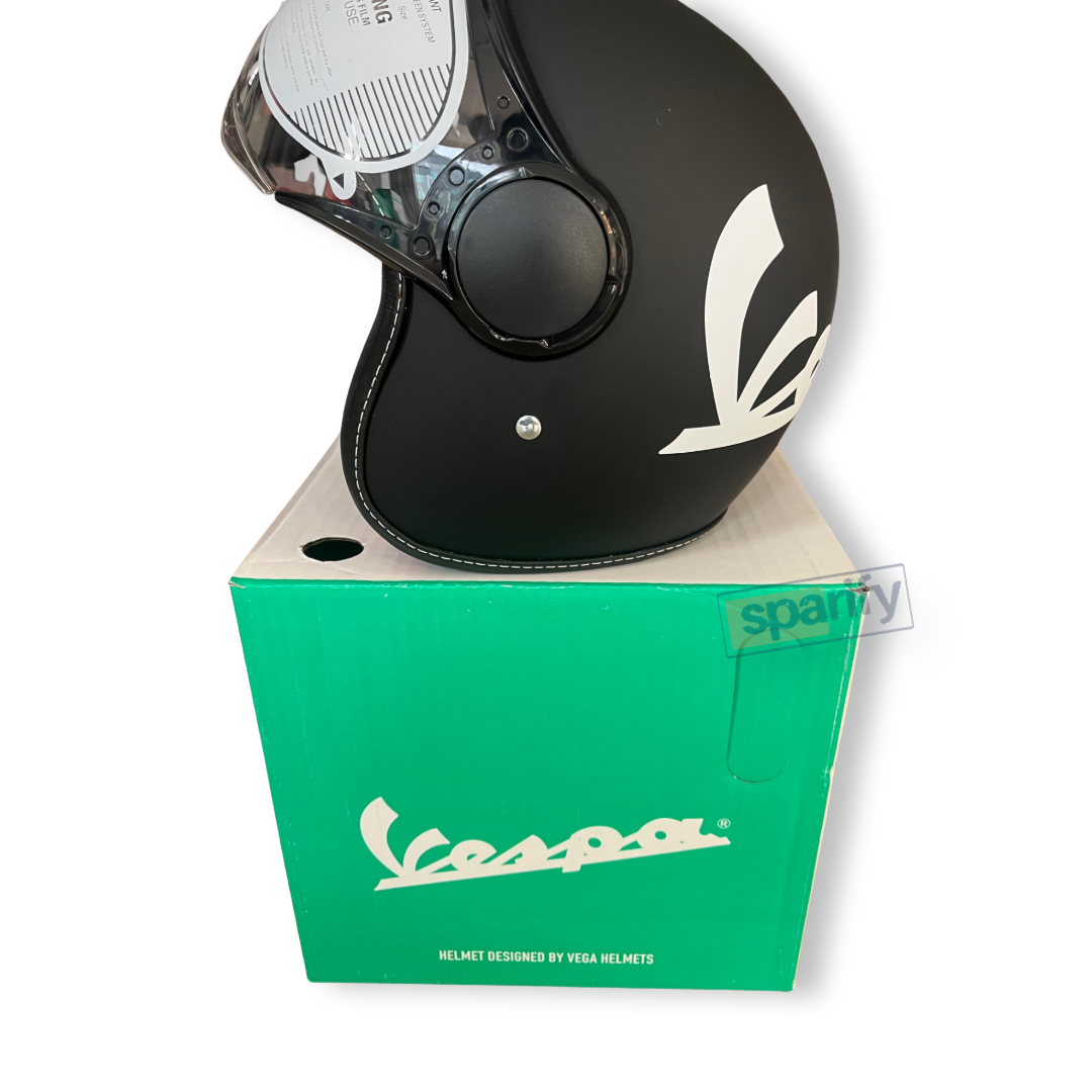 Vespa helmet - BLACK ( ORIGINAL)