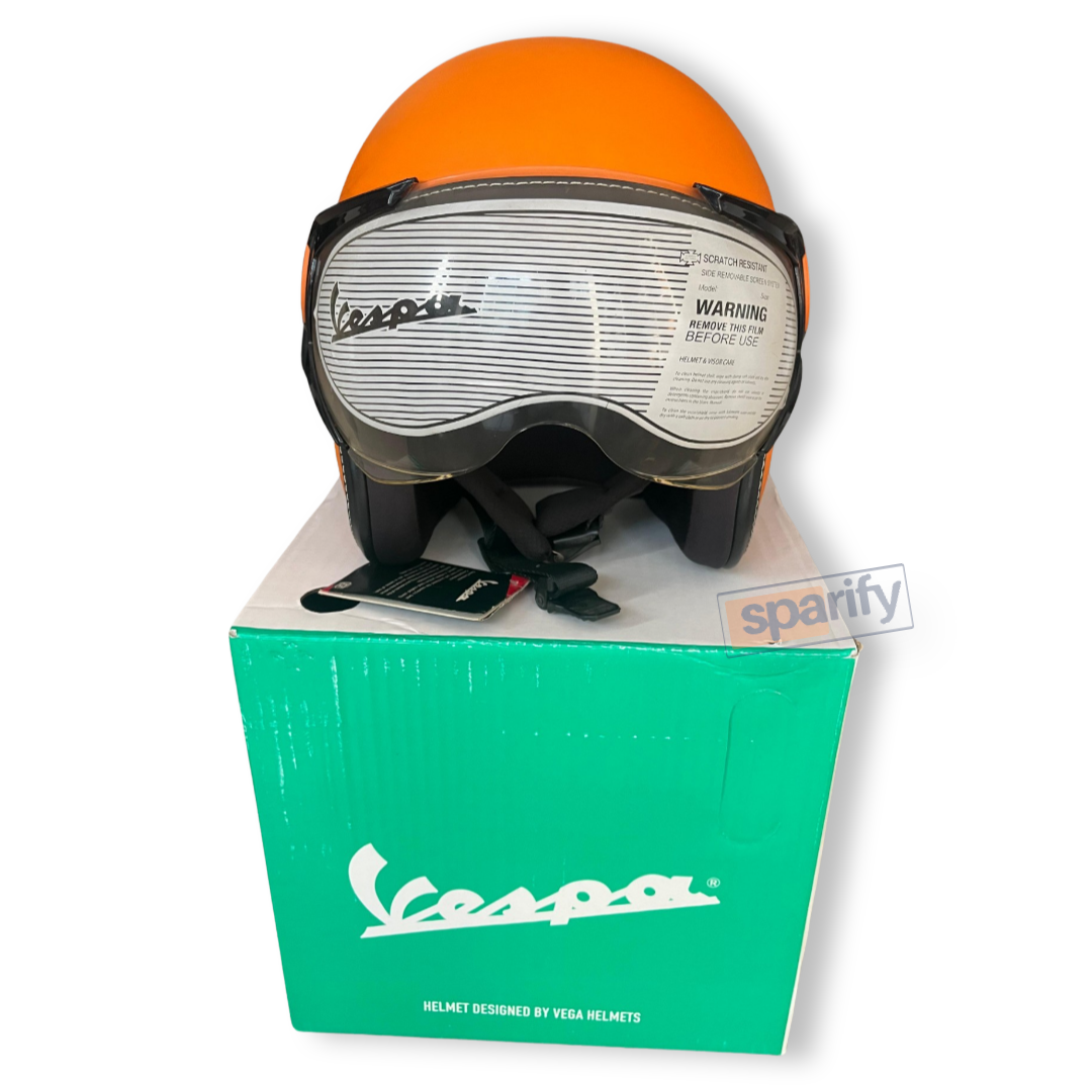 Vespa helmet - ORANGE ( ORIGINAL)