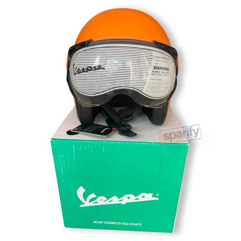 Vespa helmet - ORANGE ( ORIGINAL)