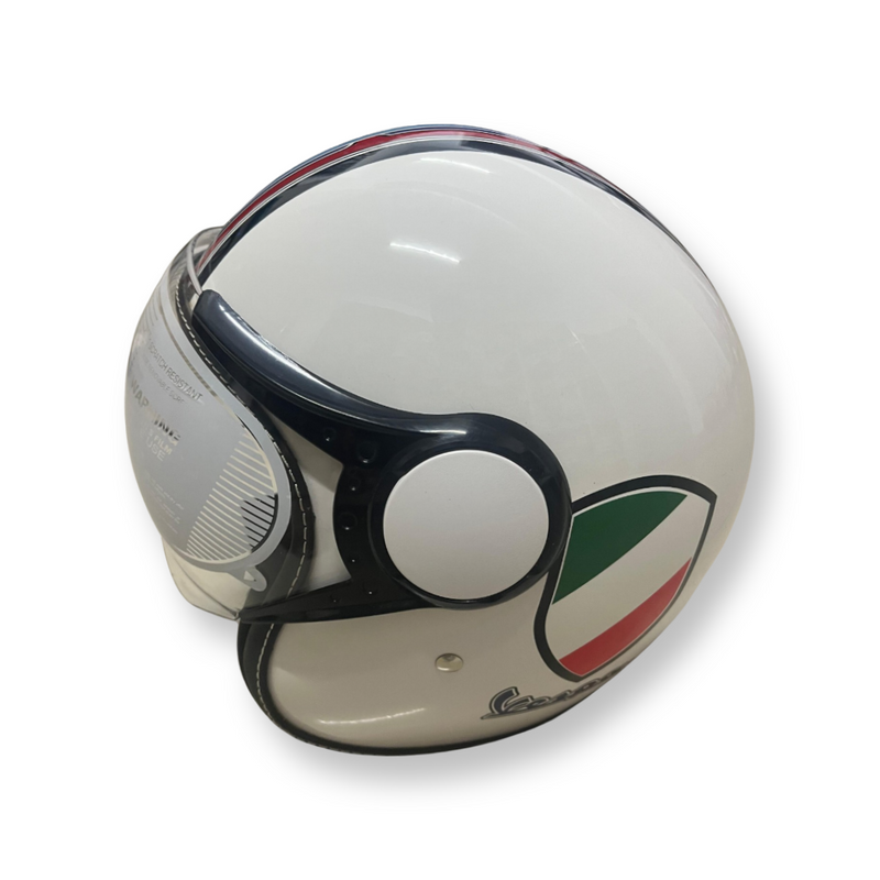 Vespa v stripes helmet - WHITE ( ORIGINAL)