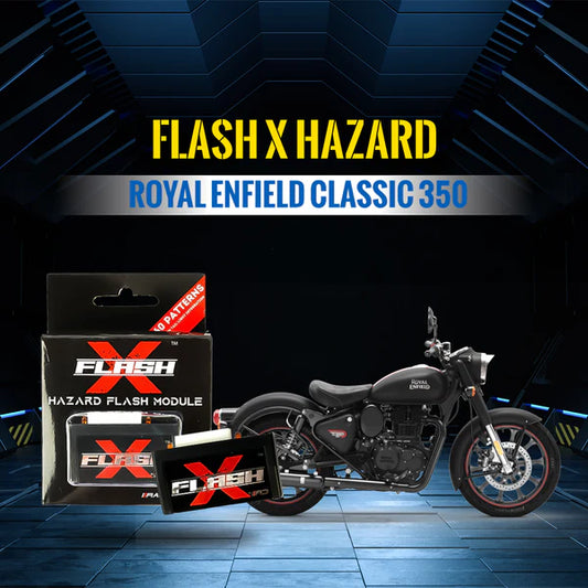 Royal Enfield 350 standard/classic 350 FlashX Hazard Flash Module, Blinker/Flasher - 60 patterns