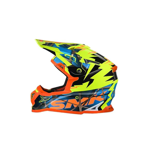 SMK Allterra Fulmine Off-Road Helmet (Flo Black Orange) GL457