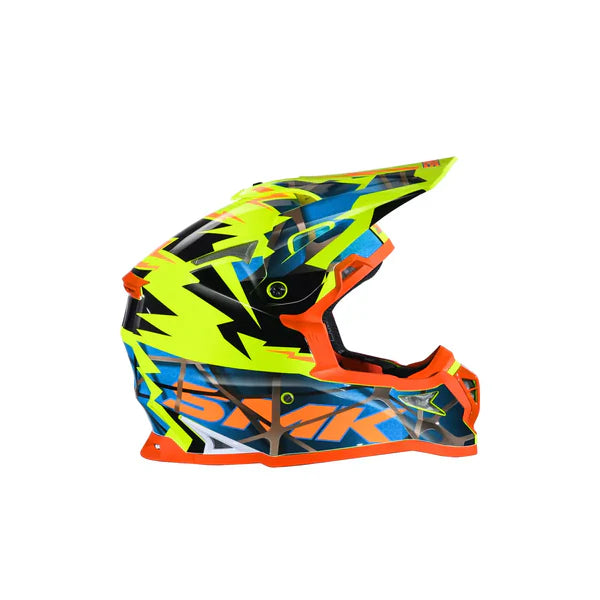 SMK Allterra Fulmine Off-Road Helmet (Flo Black Orange) GL457