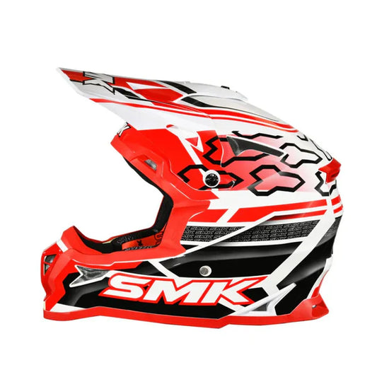 SMK Off-ROAD Allterra Tribou GLOSS RED (GL123) ATV Helmet