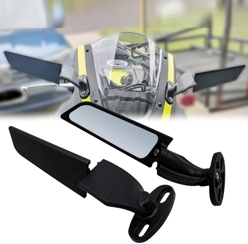 Stealth Wing Fin Rear View Mirror Universal For All Fairing Bikes ( UNIVERSAL )