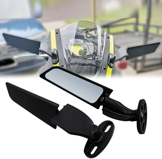 Stealth Wing Fin Rear View Mirror Universal For All Fairing Bikes ( UNIVERSAL )